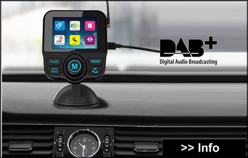 DAB+ Radio für AUTO, LKW, Wohnwagen